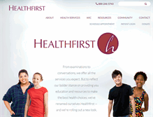 Tablet Screenshot of healthfirstnetwork.org